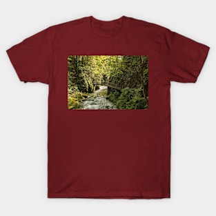 Wooden Walkway in Kamacnik Kanjon, Croatia T-Shirt